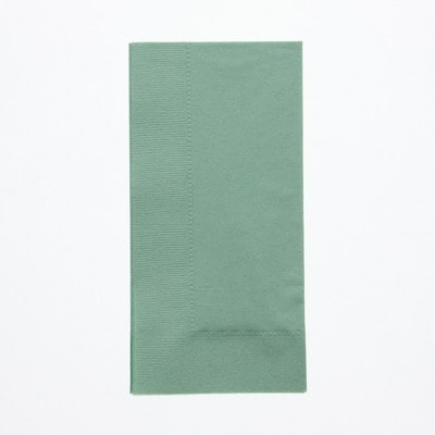 カラー２ｐｌｙナフキン　４５ｃｍ　グリーン　＃４９７０７７１