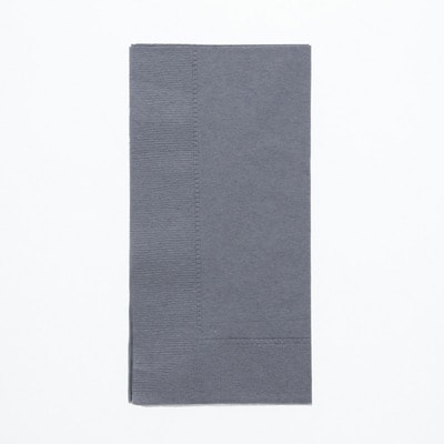 カラー２ｐｌｙナフキン　４５ｃｍ　キャビア　＃４９７０７７２