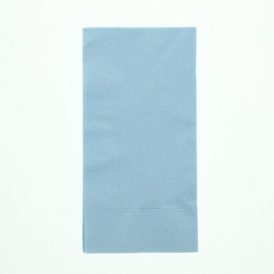 カラー２ｐｌｙナフキン　４５ｃｍ　ブルー　＃４９７０７７３