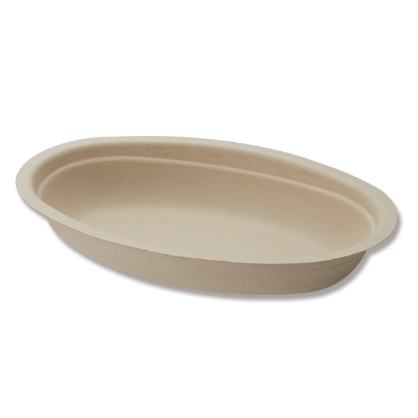 エコバンブーペーパーウェア　カレー皿　ＬＺ－ＴＹＷ０１　＃４４９１０２１