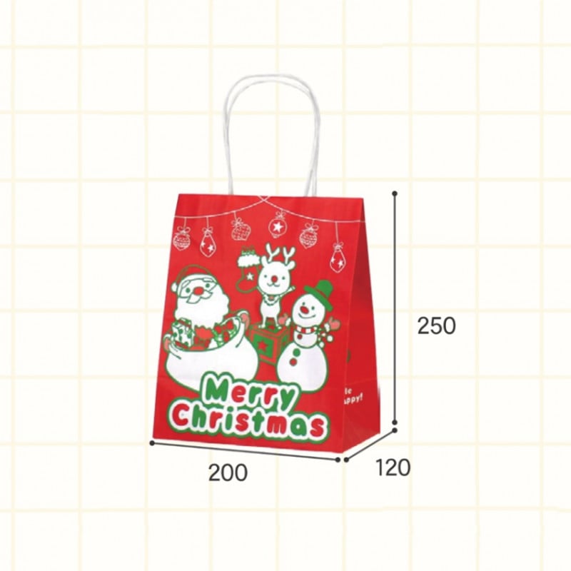 手提袋　クリスマスバスケット　Ｔ－２　＃１３３６