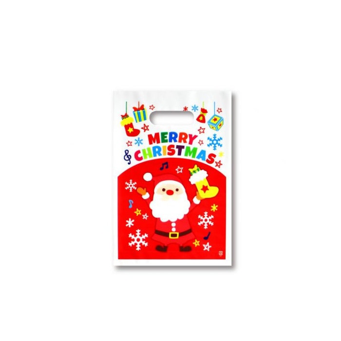 ポリバッグ　クリスマスバスケット　小　＃４２７８