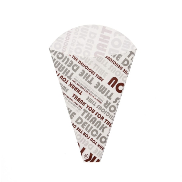 クレープ三角袋　デリシャスタイム　ブラウン　＃４７３８３００