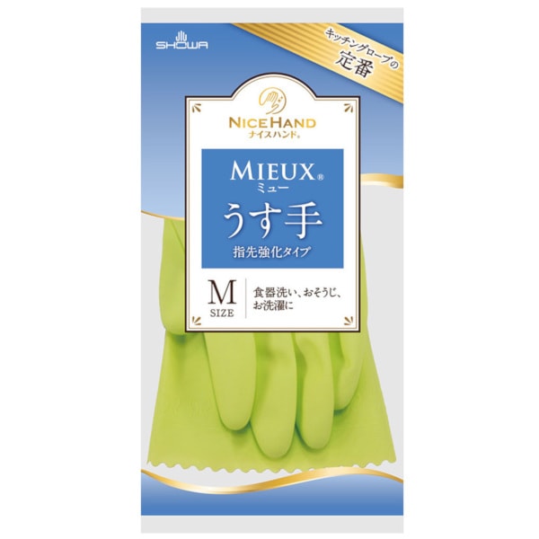 ナイスハンド　ミュー　うす手　Ｍ　グリーン　＃４７７０８７０