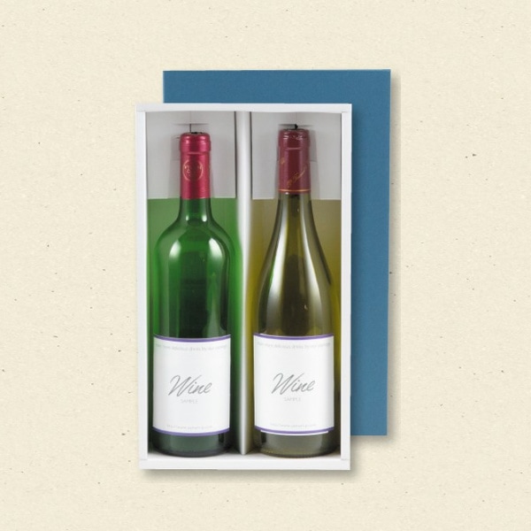 お値打ワイン箱　２本入　Ｋ－３２６ＦＳ