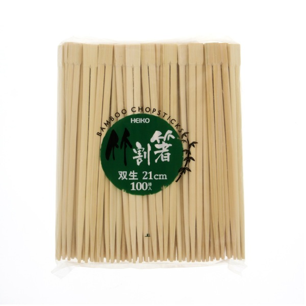 竹割箸　双生　２１ｃｍ　１００膳　＃４６３６３３８