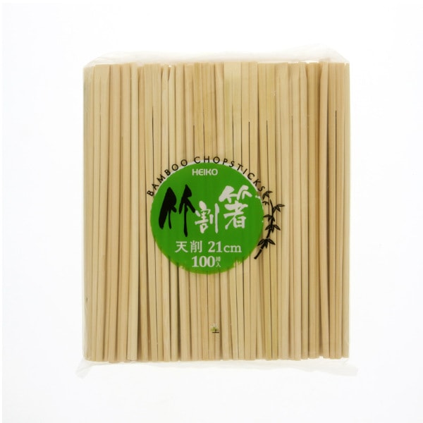 竹割箸　天削　２１ｃｍ　１００膳　＃４６３６３４０