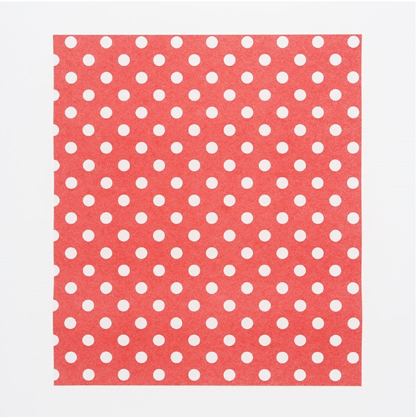 ＷＡＸペーパー　ドット赤　２１．８－２５　＃４５２７００８