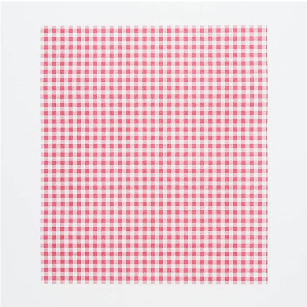 ＷＡＸペーパー　ギンガム赤　２１．８－２５　＃４５２７００９