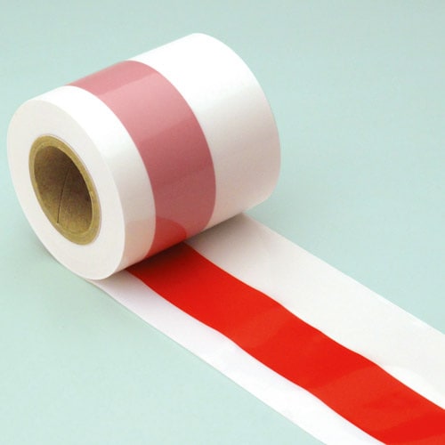 紅白テープ　５０ｍ巻　４０－３０８１