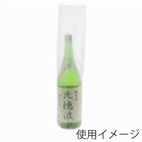 酒瓶袋　１升用　８５（１７０）ｘ５８０　白　＃４５０６６０１