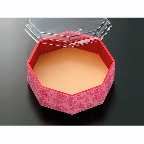 折箱容器　さが野　八角４．４寸　あやもも（ボ）