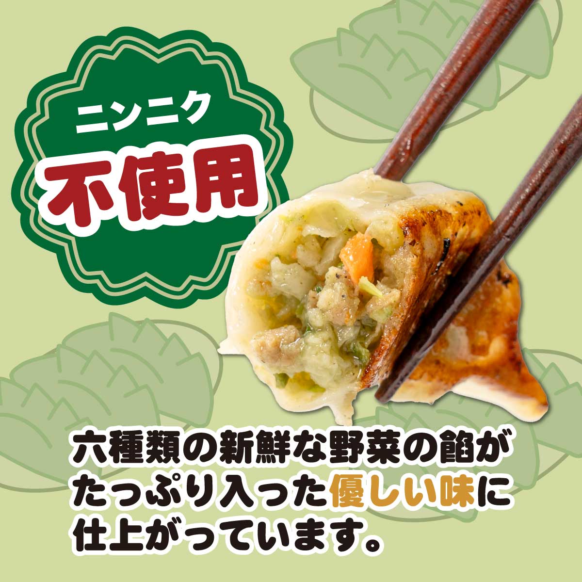 【工場直送】野菜餃子 36個入 にんにくなし [通販]
