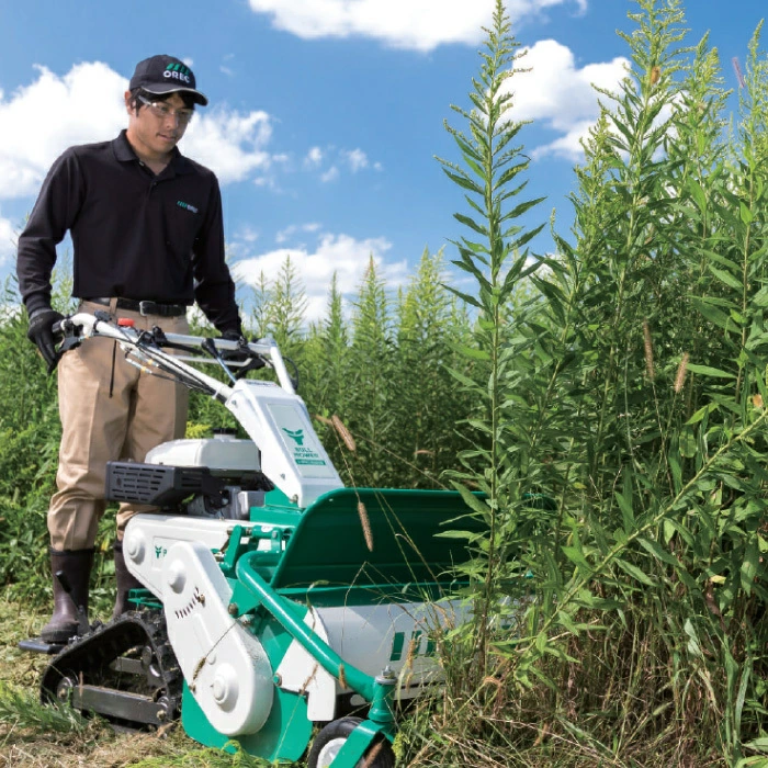 (商談中)自走式草刈機 ハンマーナイフモア オーレック BC70 H75 難あり 現物確認歓迎 オーレック草刈機ハンマーナイフモア【ブルモアー】HR665 | 農機｜建機