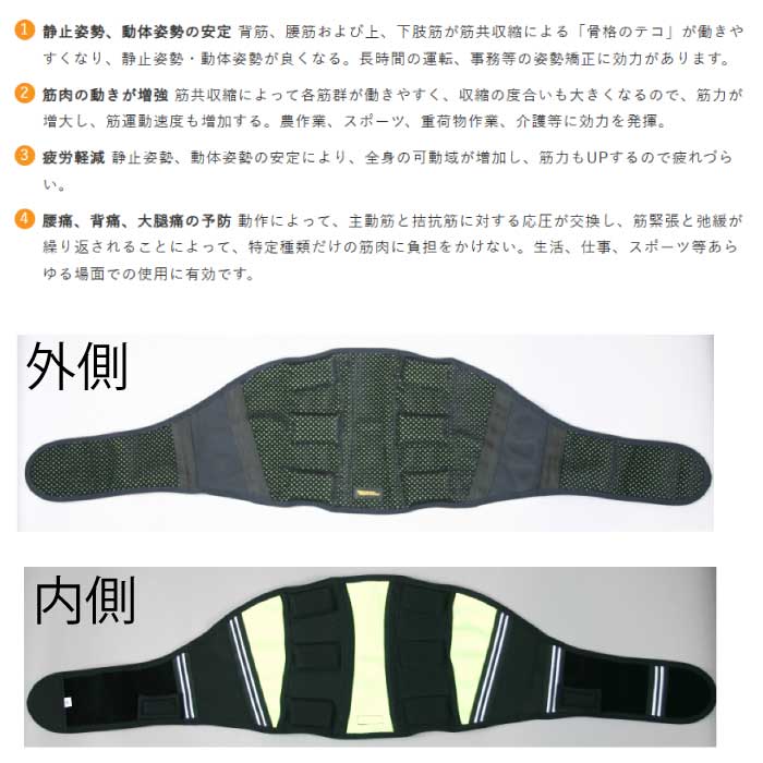 ホクエツ パワースポーター（腰用）LLサイズ(培土,肥料,農薬の運搬作業
