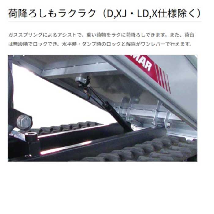 ヤンマー 運搬車 MC96R,X[ ゴムクローラー 農業 小型 エンジン