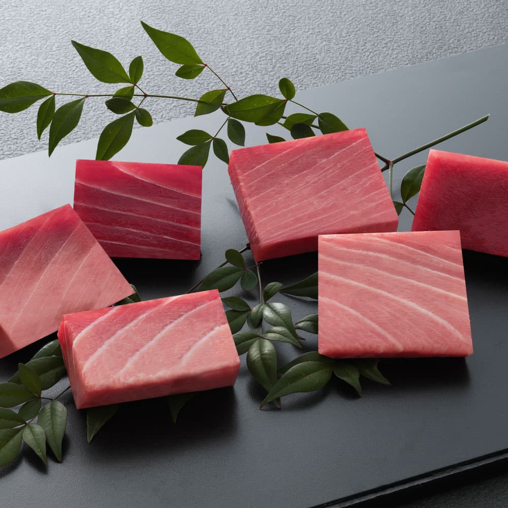 赤身 中とろ ねこたま a17-020 『まぐろの魚二』天然本鮪中トロ・赤身