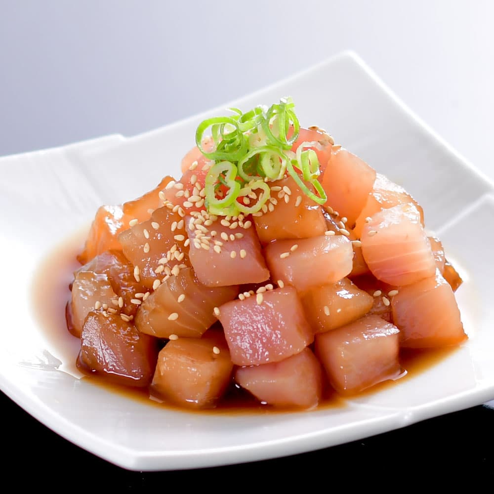 びんちょうまぐろ 角切り1kg※タレ付き NO.80514