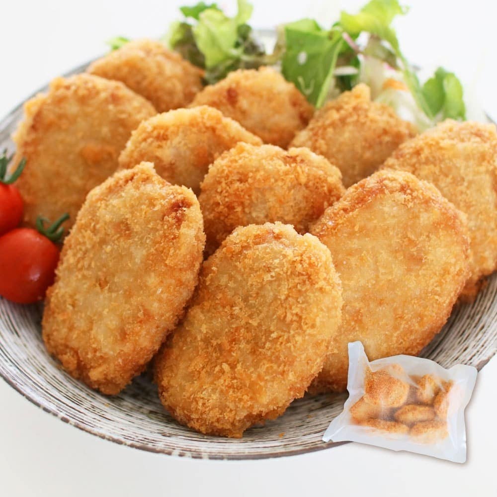 【PR】メンチカツ レンジ 取り寄せ 冷凍 マグロ 油で揚げない国産マグロのやさしいメンチカツ