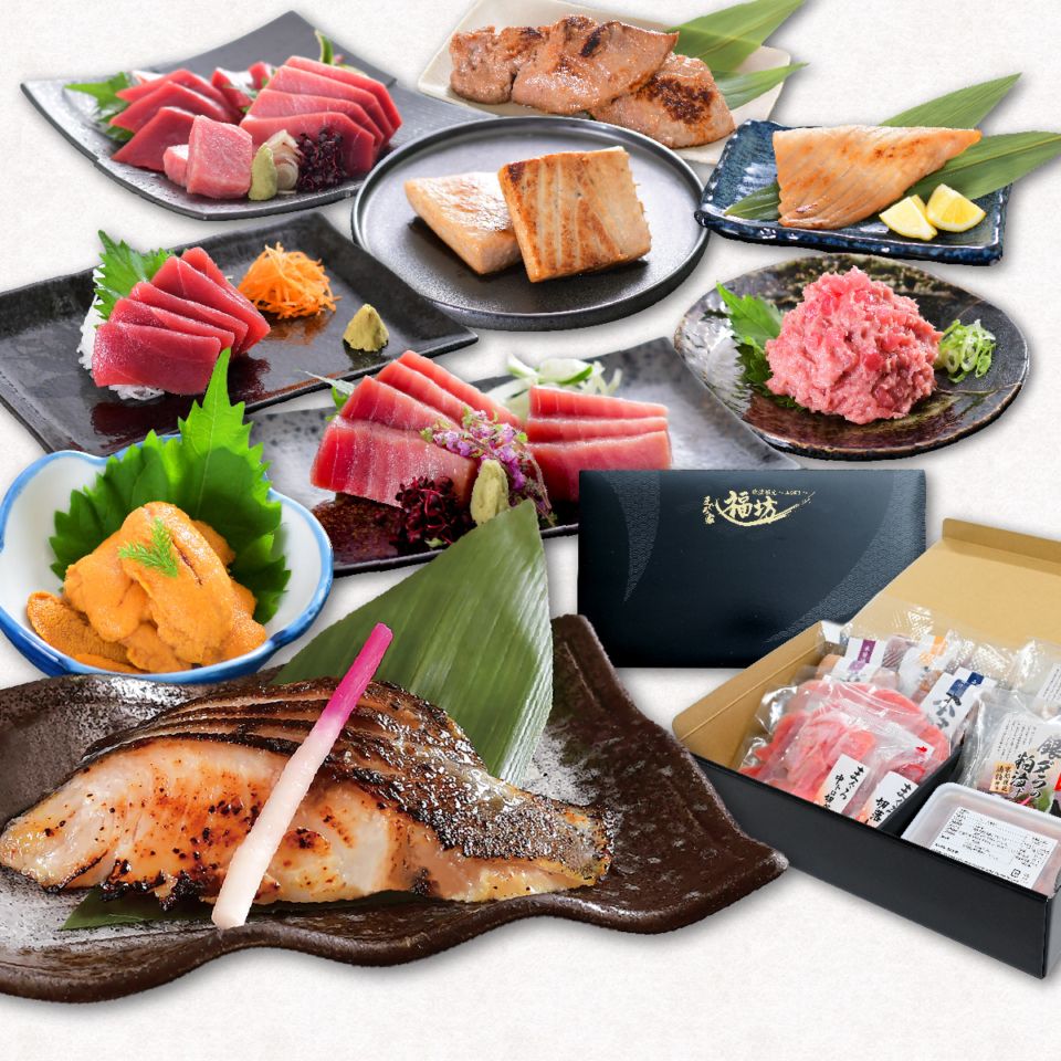 父の日 お中元 ギフト 南まぐろ 中トロ・赤身・ネギトロ・西京漬け｜福ギフトセット（焼津直送）化粧箱入り NO.86572