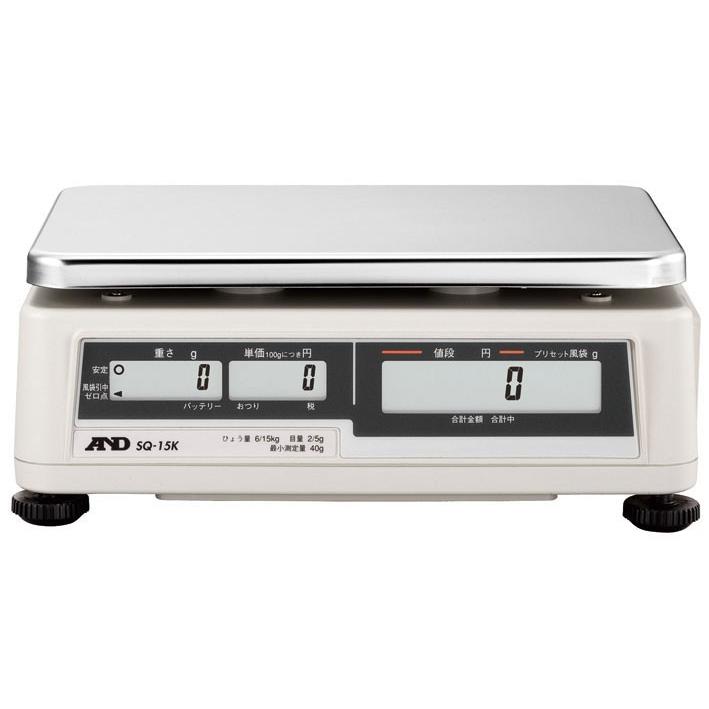 6140 A&D SQ-6K 店舗用料金はかり エー・アンド・デイ（A&D） 店舗用料金はかり SQ-6K A&D 6140 (検定