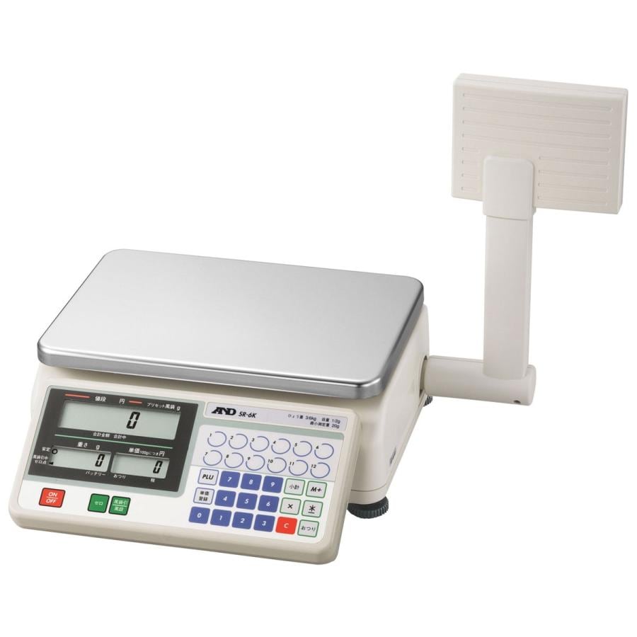エーアンドデー A&D 店舗用料金はかり タワー型 SR-6K 検定品 ひょう量 