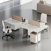 福居家具 法人様向け オフィスデスク 事務机　片袖机　上質感　配線口付き ロック付き　　車上渡し　