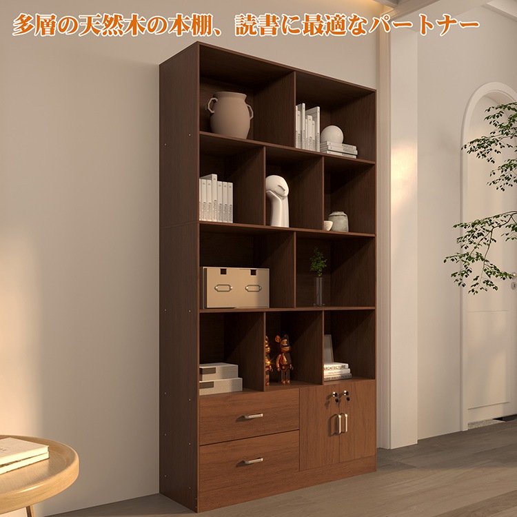 1207-011 ★リユースのサカイ春日部店★リビングボード　木製　おしゃれ　茶色　収納棚 yq-cb3f.jpg