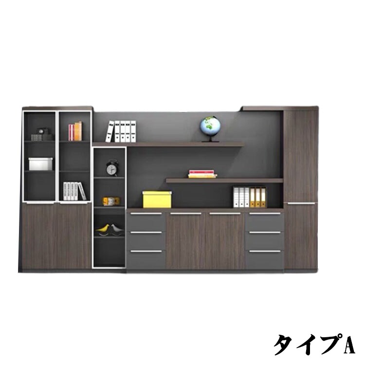 期間限定！新古品高級品質稲葉オフィスキャビネット収納モダンホワイト事務所整理 オフィスキッチン6型 クリアーホワイト 幅800 奥行450 高さ1810 NA-OK6