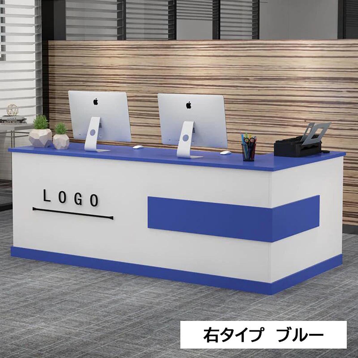 受注生産 法人様向け 受付カウンター L字カウンター 受付台 オフィス受付 エントランス受付 120cm 160cm 180cm 220cm ...