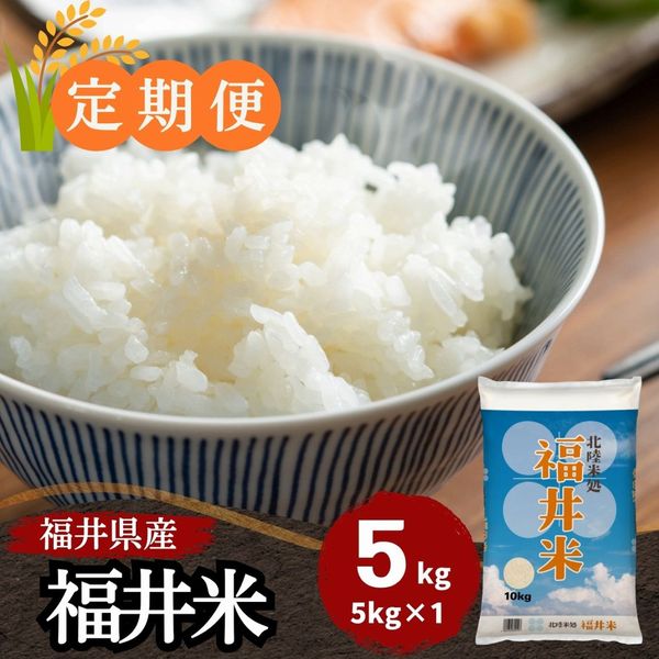 定期便】福井米 白米 20kg(10kg×2) 福井県産米100％ブレンド米｜安くて