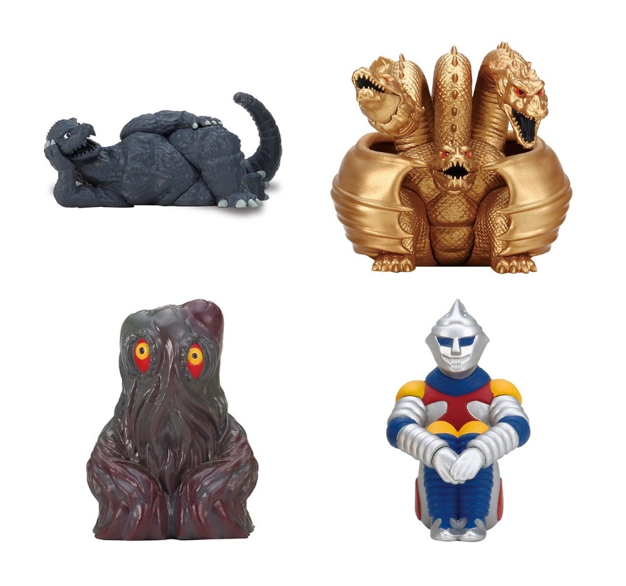 ゴジラ　ガチャガチャセット　まとめ売り Amazon.co.jp: HG D+ ゴジラ 04 [全4種セット(フルコンプ