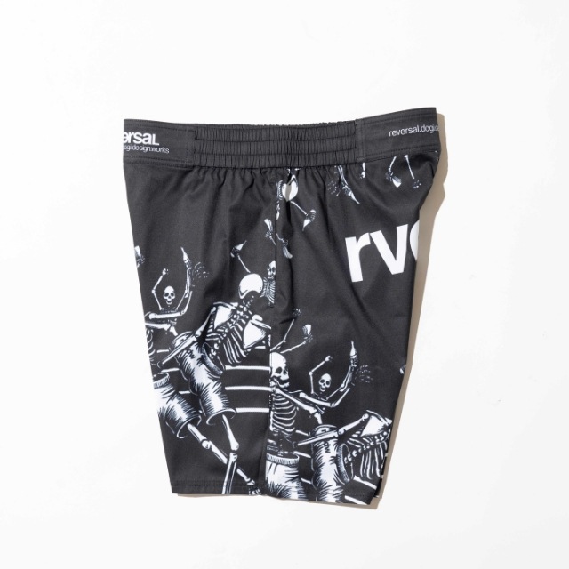 FIGHTING SKULL FIGHT SHORTS��BASIC LENGTH / with POCKET��