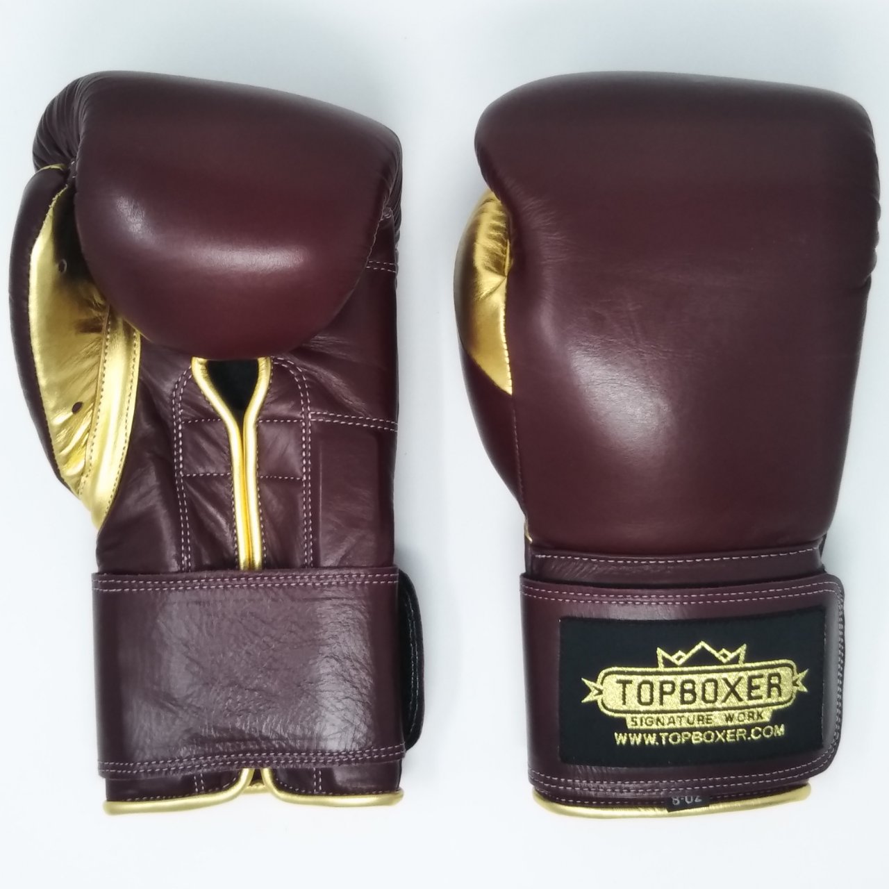 TOPBOXER ボクシンググローブ TOPBOXER ボクシンググローブ 赤x白 16oz TopBoxer Win1 Red