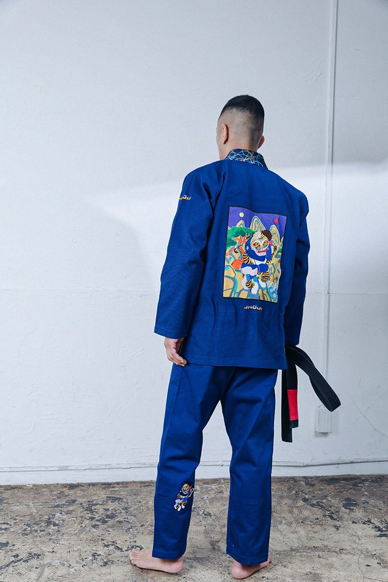 Jhood x Mali Kimono Blue