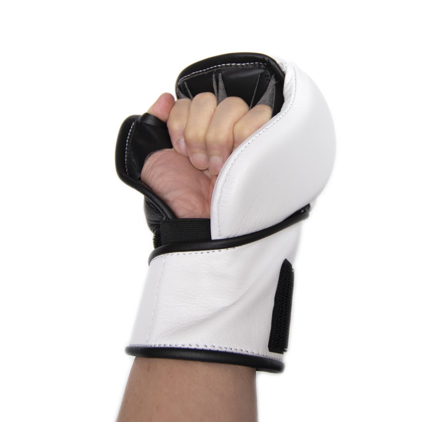 100A MMA POUNDING GLOVES WHITE