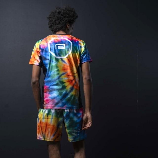 TIE DYE FIGHT SHORTSSHORT LENGTH / NO POCKET