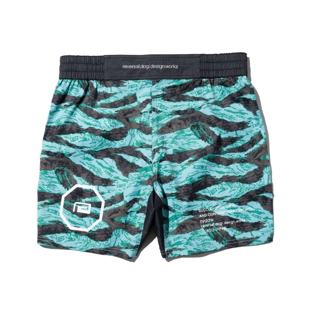 POUNCER CAMO FIGHT SHORTSSHORT LENGTH / NO POCKET