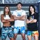 POUNCER CAMO FIGHT SHORTSSHORT LENGTH / NO POCKET