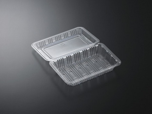 フードパック 大深 120×192×46mm 【100枚】 デンカポリマー 惣菜 容器 透明 パック 使い捨て テイクアウト お持ち帰り コロッケ 揚げ物 天ぷら 焼きそば 焼き鳥 業務用 プロ用 文化祭 学園祭 デリバリー 宅配 おしゃれ 使い捨て食器 使い捨て皿 器