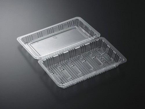 フードパック 特2深 148×250×50mm 【100枚】 デンカポリマー 惣菜 容器 透明 パック 使い捨て テイクアウト お持ち帰り コロッケ 揚げ物 天ぷら 焼きそば 焼き鳥 業務用 プロ用 文化祭 学園祭 デリバリー 宅配 おしゃれ 使い捨て食器 使い捨て皿 器