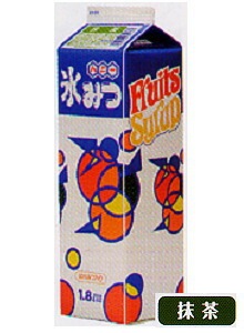 ハニー  氷みつ 【抹茶】  容量 1.8L  かき氷 みつ 蜜 シロップ 1800ml かき氷シロップ 氷みつ 縁日 イベント 子供会 お祭り 文化祭 学園祭 おまつり 業務用 屋台 パーティー スィーツ デザート 国産