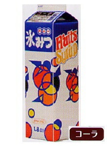 ハニー  氷みつ  コーラ 容量 1.8L かき氷 みつ 蜜 シロップ 1800ml かき氷シロップ 氷みつ 縁日 イベント 子供会 お祭り 文化祭 学園祭 おまつり 業務用 屋台 パーティー スィーツ デザート 国産