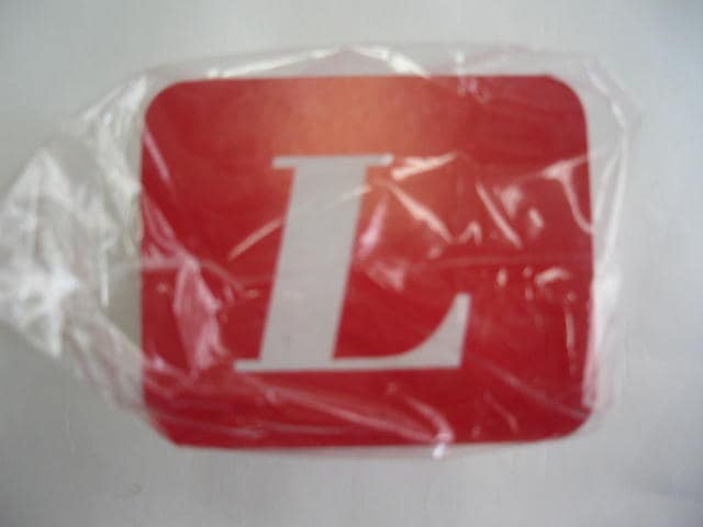 表示ラベル  【紙】 サイズラベル L 赤 500枚 縦47×横57mm 片面印刷 粘着は付いてません 表示ラベル 表示 サイズ ラベル みかん フルーツ 果物 信和