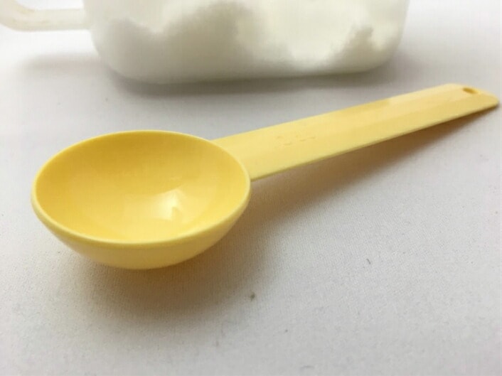 家庭用 計量 スプーン 10cc 黄 【20個入】 長142×巾18mm プラスチック