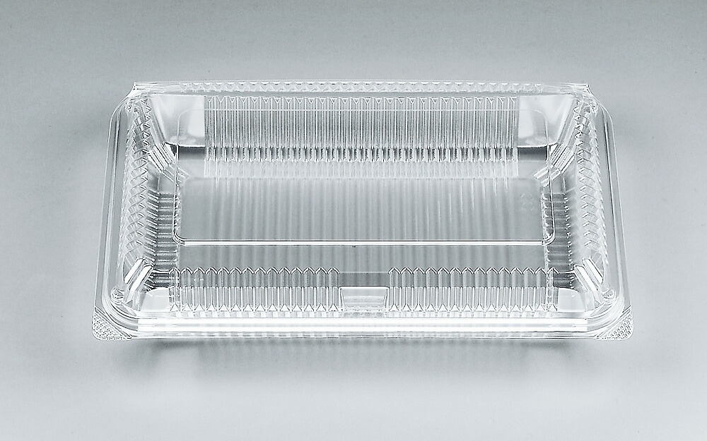 フードパック KH-7-B 【50枚】 222×143×30（蓋高17mm） シーピー化成 CP化成 テイクアウト容器 惣菜 容器 透明 パック 使い捨て テイクアウト お持ち帰り 嵌合 業務用 プロ用 文化祭 学園祭 デリバリー 宅配 おしゃれ 使い捨て食器 使い捨て皿 器