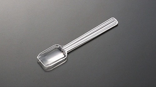 スプーン（ 小 ）透明バラ 長さ 93mm 200入 中央化学 透明 プラスチック 裸 使い捨て テイクアウト お待ち帰り 試食 デザート