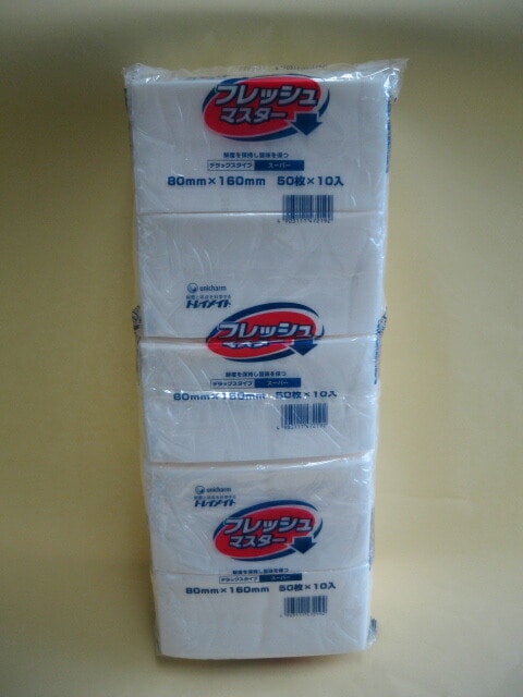 フレッシュマスター 80×160mm ユニチャーム １袋 500枚入/1束50枚入×10束 吸水紙 不織布 シート 保存 保鮮 精肉 鮮魚 肉 魚 刺身 ドリップ