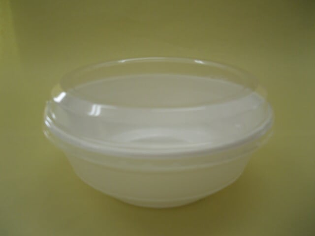 【セット】発泡 どんぶり 中 高蓋 セット 白 【25枚セット】 中央化学 直径150×高さ58mm 本体:発泡ポリスチレン 高蓋:OPS 丼 どんぶり 容器 パック 使い捨て テイクアウト お持ち帰り 発泡 セット 蓋付 業務用 プロ用 文化祭 学園祭 デリバリー 宅配