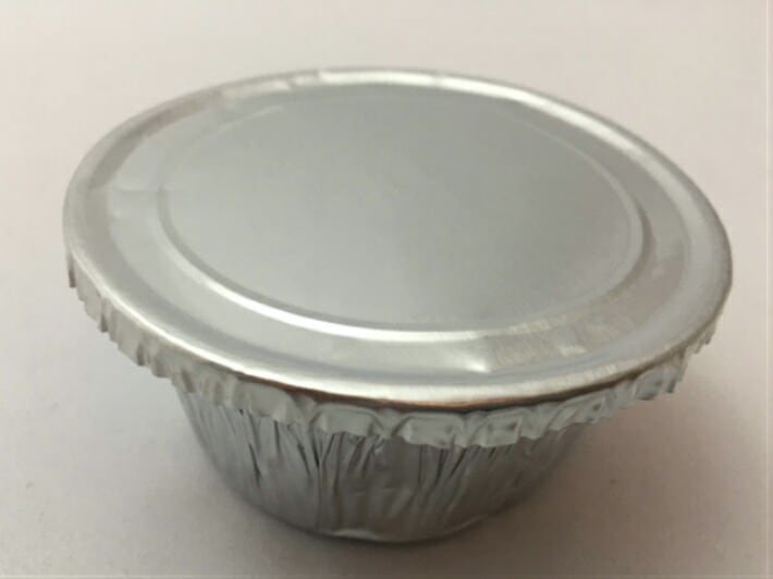セット】アルミ容器 4081 セット 直径80×高38×底径56mm 【110cc